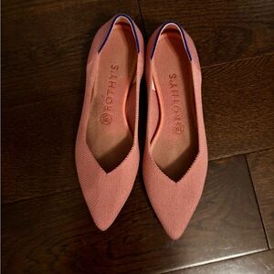 Rothy's Pink "The Point" Flats
